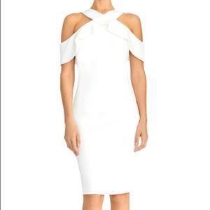 Rachel Roy Cold Shoulder Midi Dress